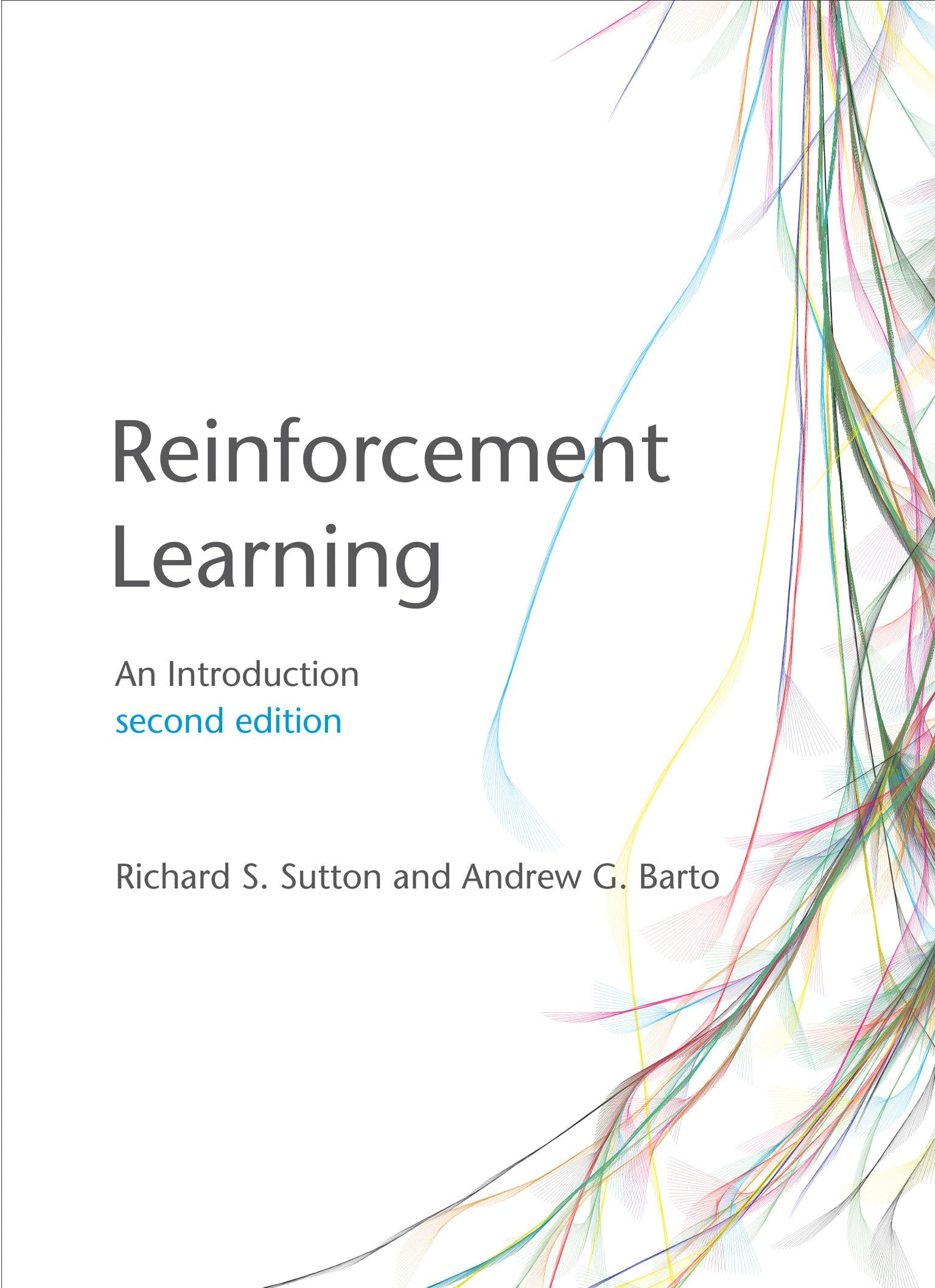 Reinforcement Learning, an introduction cover